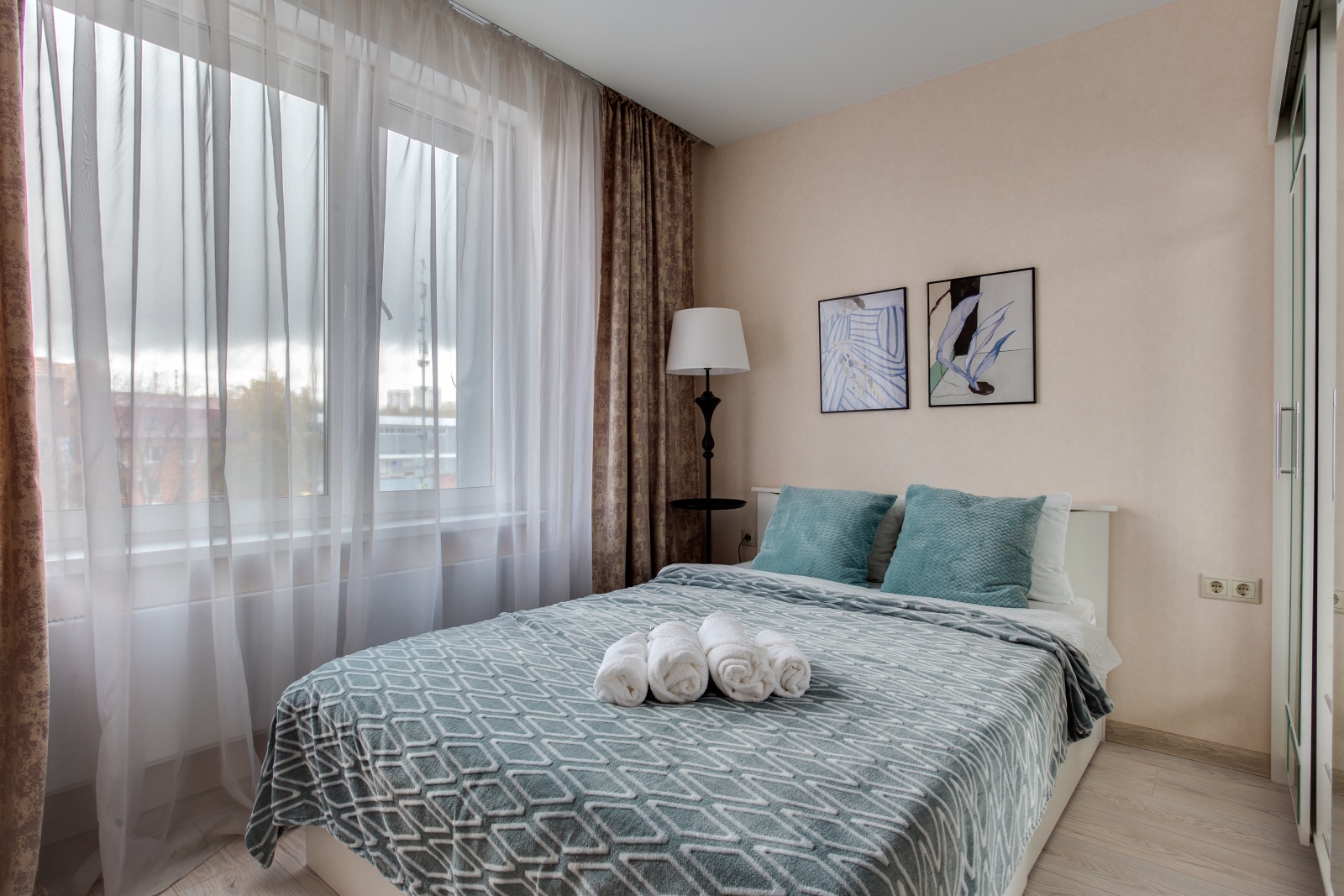 1-к. квартира, 39 м², 3 кровати