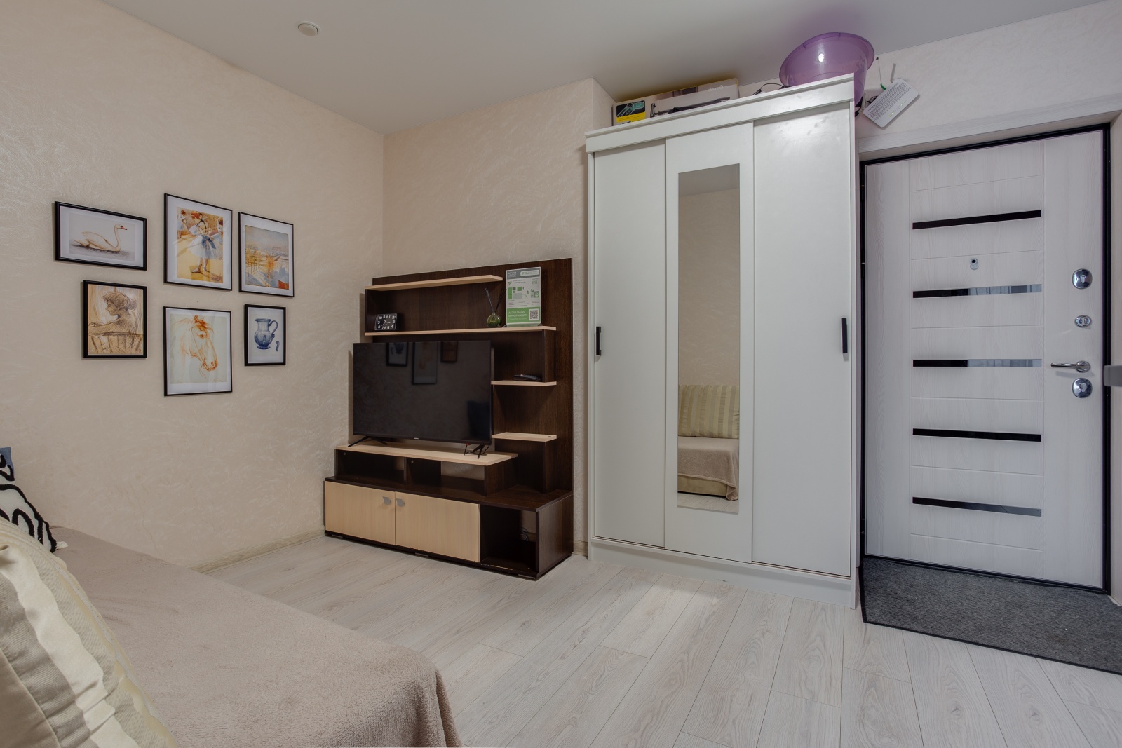 1-к. квартира, 39 м², 3 кровати