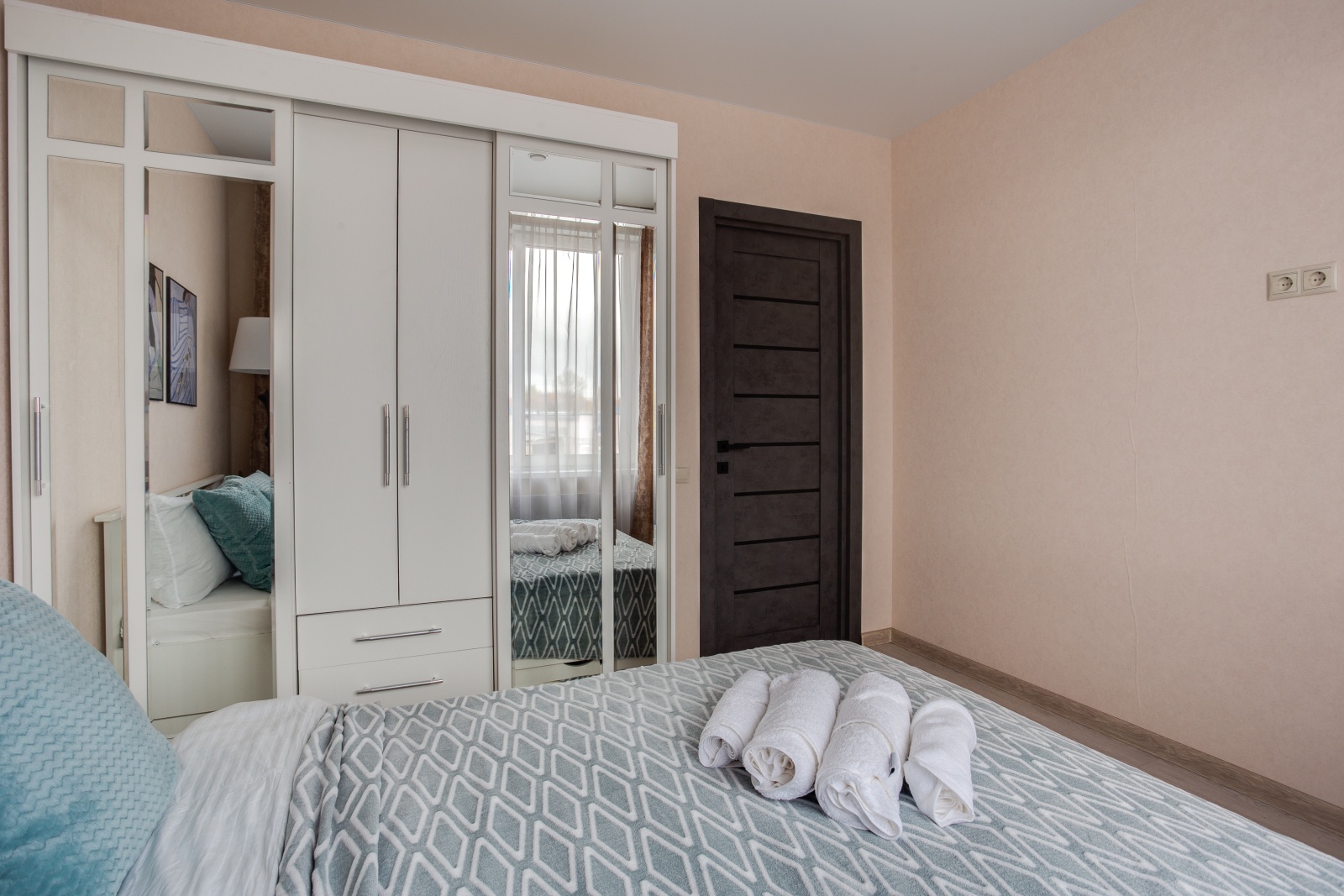 1-к. квартира, 39 м², 3 кровати