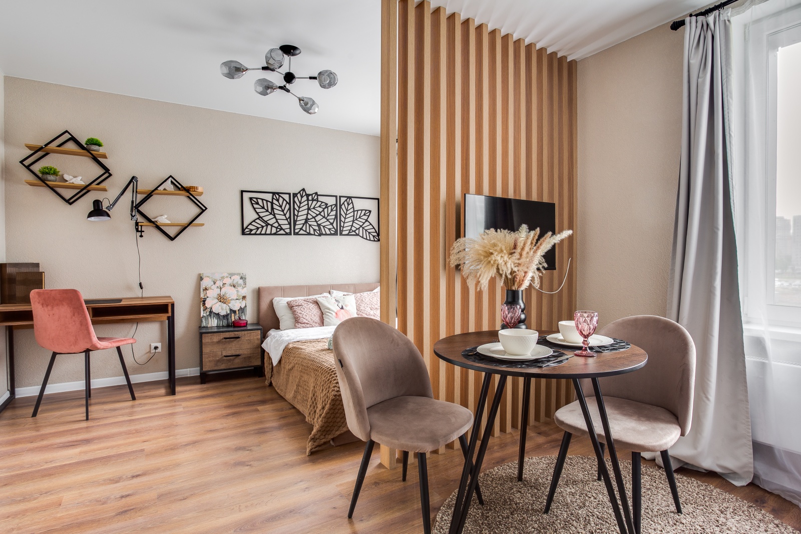 Стильная студия для двоих